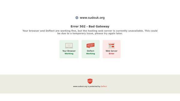 Screenshot of the Sudo (UK) website