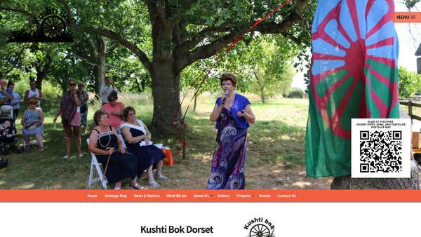 Screenshot of the Kushti Bok website