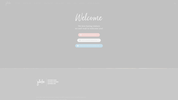 Screenshot of the Jubilee Church Farnham website