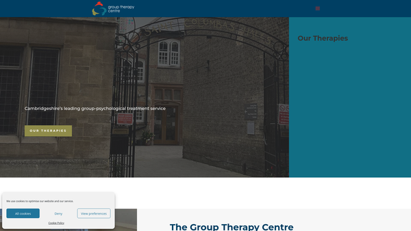 Screenshot of the St Columba Foundation website