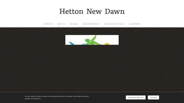 Screenshot of the Hetton New Dawn Group website