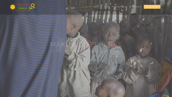 Screenshot of the Play Kenya website