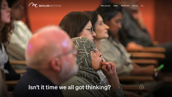 Screenshot of the Muslim Institute Trust website