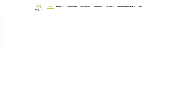 Screenshot of the Highbury Quadrant Congregational Church website