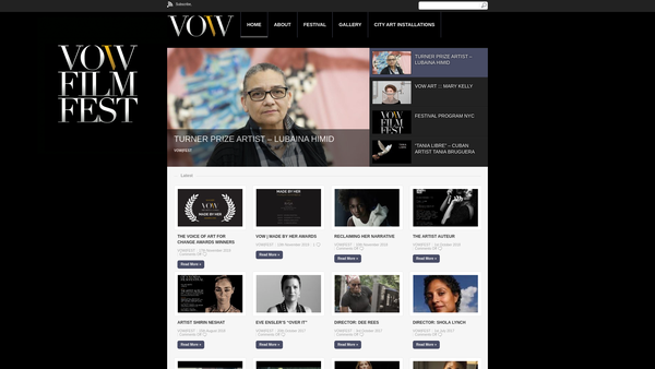 Screenshot of the The Voice Of A Woman & Ylsr Int. Youth Leadership & Social Responsibility website
