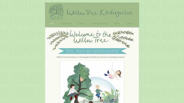 Screenshot of the Willow Tree Steiner School Ltd website