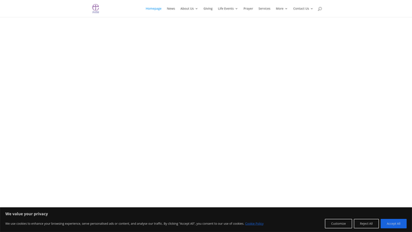 Screenshot of the The Parochial Church Council of the Ecclesiastical Parish of Portsdown and Purbrook website