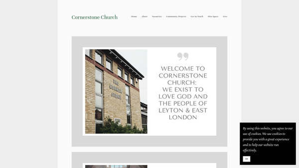 Screenshot of the The Parochial Church Council Of The Ecclesiastical Parish Of Leyton St Catherine And St Paul website