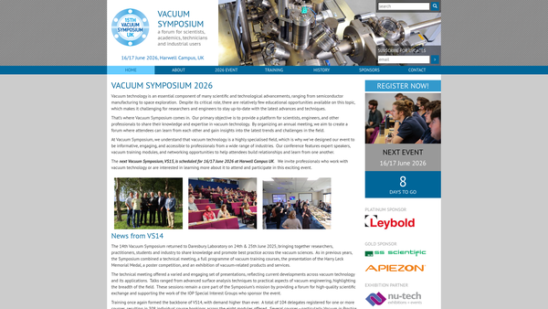 Screenshot of the Rga User Group website
