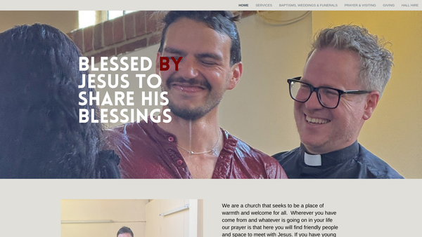Screenshot of the The Parochial Church Council Of The Ecclesiastical Parish Of All Saints Church, Queensbury (Diocese Of London) website