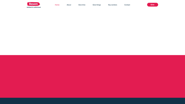 Screenshot of the The Besom In Ashtead And Leatherhead website