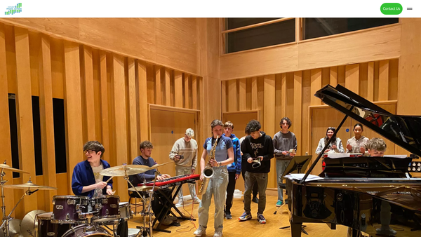 Screenshot of the South West Music School website