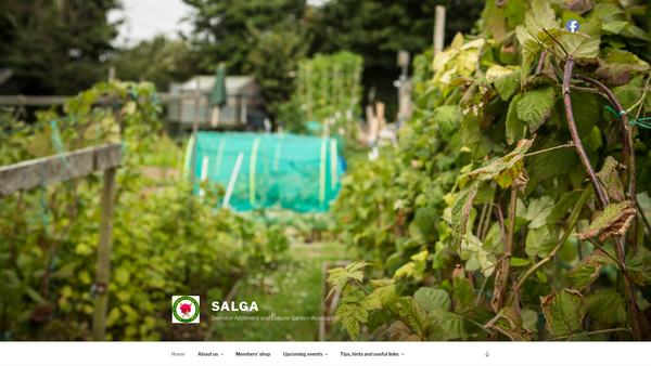 Screenshot of the Swindon Allotments And Leisure Gardens Association website