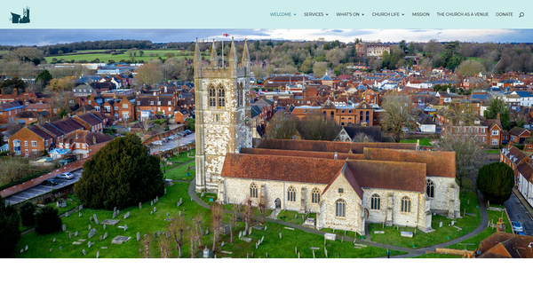 Screenshot of the The Parochial Church Council Of The Ecclesiastical Parish Of St Andrew's Farnham website