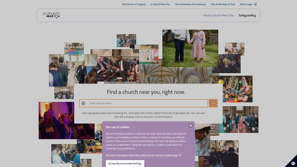 Screenshot of the The Parochial Church Council Of The Ecclesiastical Parish Of Bilston website