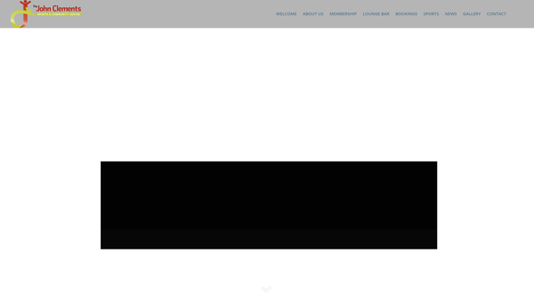 Screenshot of the The John Clements Sports And Community Trust website
