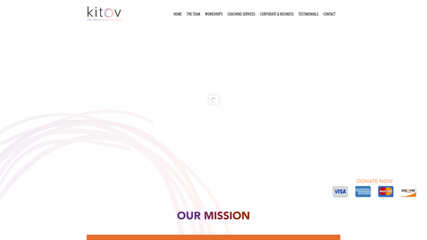 Screenshot of the Kitov Limited website