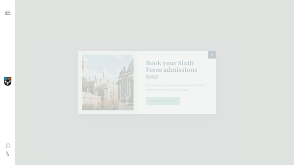 Screenshot of the The Kynge's College Of Our Ladye Of Eton Besyde Windesore website