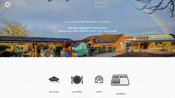 Screenshot of the Friends Of Elloughton School Association website