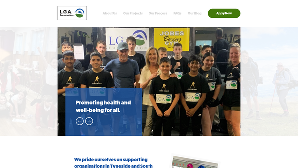 Screenshot of the Reece Family Trust website