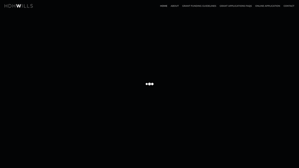 Screenshot of the Martin Wills Wildlife Maintenance Trust website