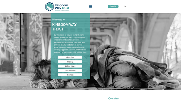 Screenshot of the Kingdom Way Trust website
