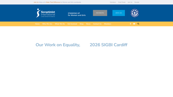 Screenshot of the Diamond Education Grant website