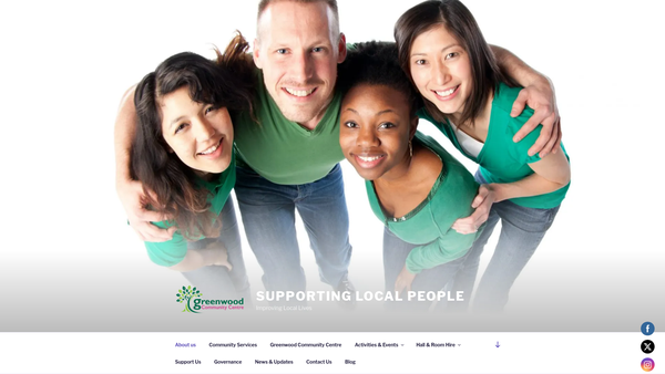 Screenshot of the Hampton & Hampton Hill Voluntary Care website