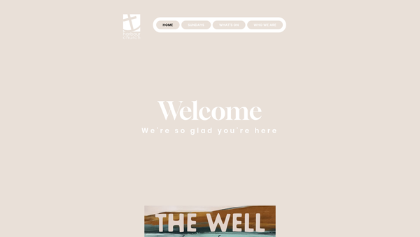 Screenshot of the Harbour Community Church, Folkestone website