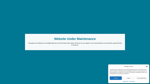 Screenshot of the West Sussex Angling Academy website