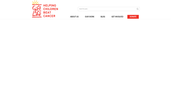 Screenshot of the Gift Of Life website
