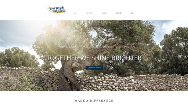 Screenshot of the Your People My People website
