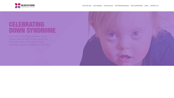 Screenshot of the The Ups Of Downs website