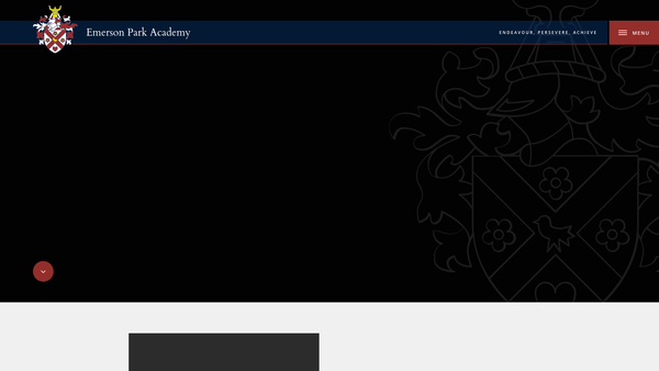 Screenshot of the Emerson Park Academy PTA website
