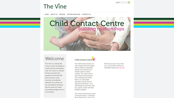 Screenshot of the Leeds Community Development website