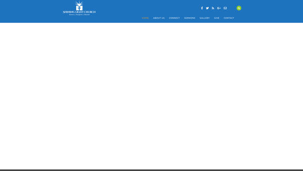 Screenshot of the Rccg Shining Light Christian Connections website