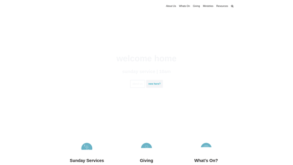 Screenshot of the Victory Gospel Church website