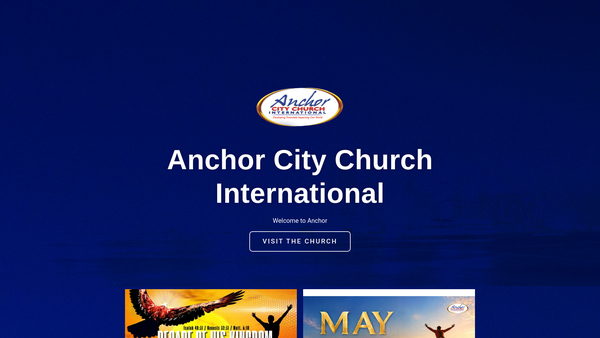Screenshot of the Anchor Care website