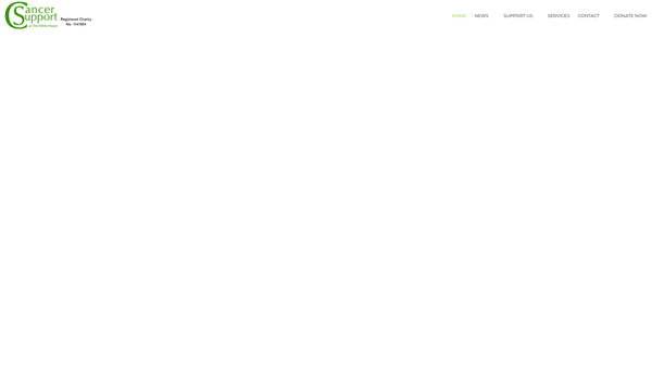 Screenshot of the White House Cancer Support Limited website