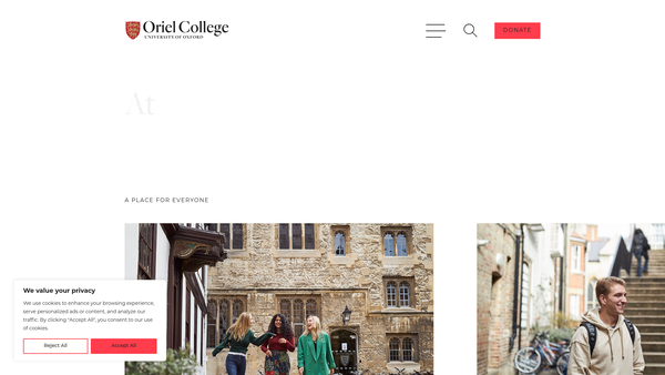 Screenshot of the The House Of The Blessed Mary The Virgin In Oxford, Commonly Called Oriel College, Of The Foundation Of Edward The Second Of Famous Memory Sometime King Of England website