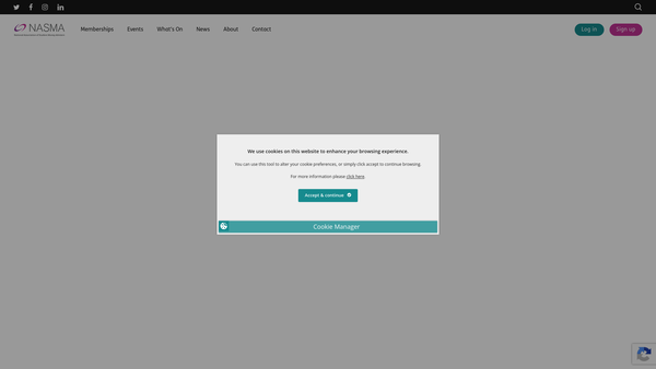 Screenshot of the National Association Of Student Money Advisers website