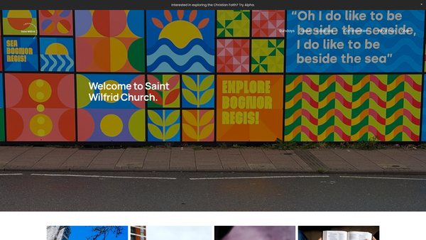 Screenshot of the The Parochial Church Council Of The Ecclesiastical Parish Of St Wilfrid, Bognor website