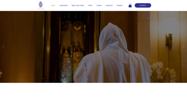 Screenshot of the Chazak Limited website