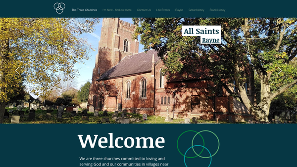 Screenshot of the The Church In Great Notley website