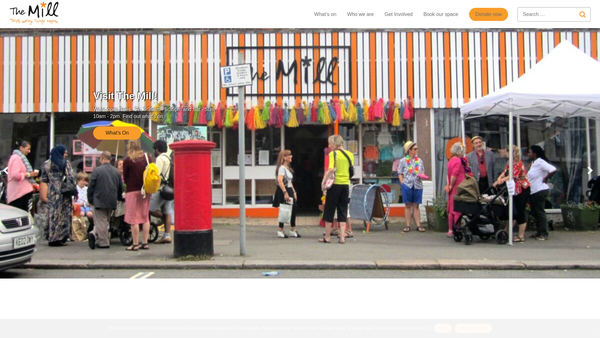Screenshot of the The Mill @ Coppermill website