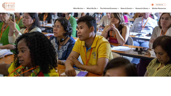Screenshot of the Women In Informal Employment: Globalizing And Organizing (Wiego) Limited website