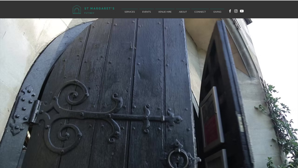 Screenshot of the The Parochial Church Council Of The Ecclesiastical Parish Of St Margaret's, Putney website