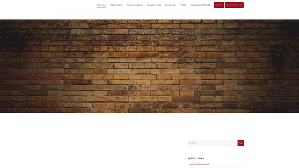 Screenshot of the Firmfoundation website