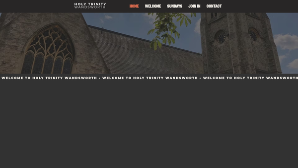 Screenshot of the The Parochial Church Council Of The Ecclesiastical Parish Of All Saints With Holy Trinity, Wandsworth website
