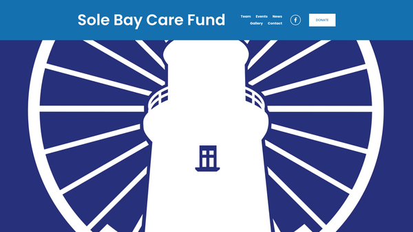 Screenshot of the Solebay Care Fund website